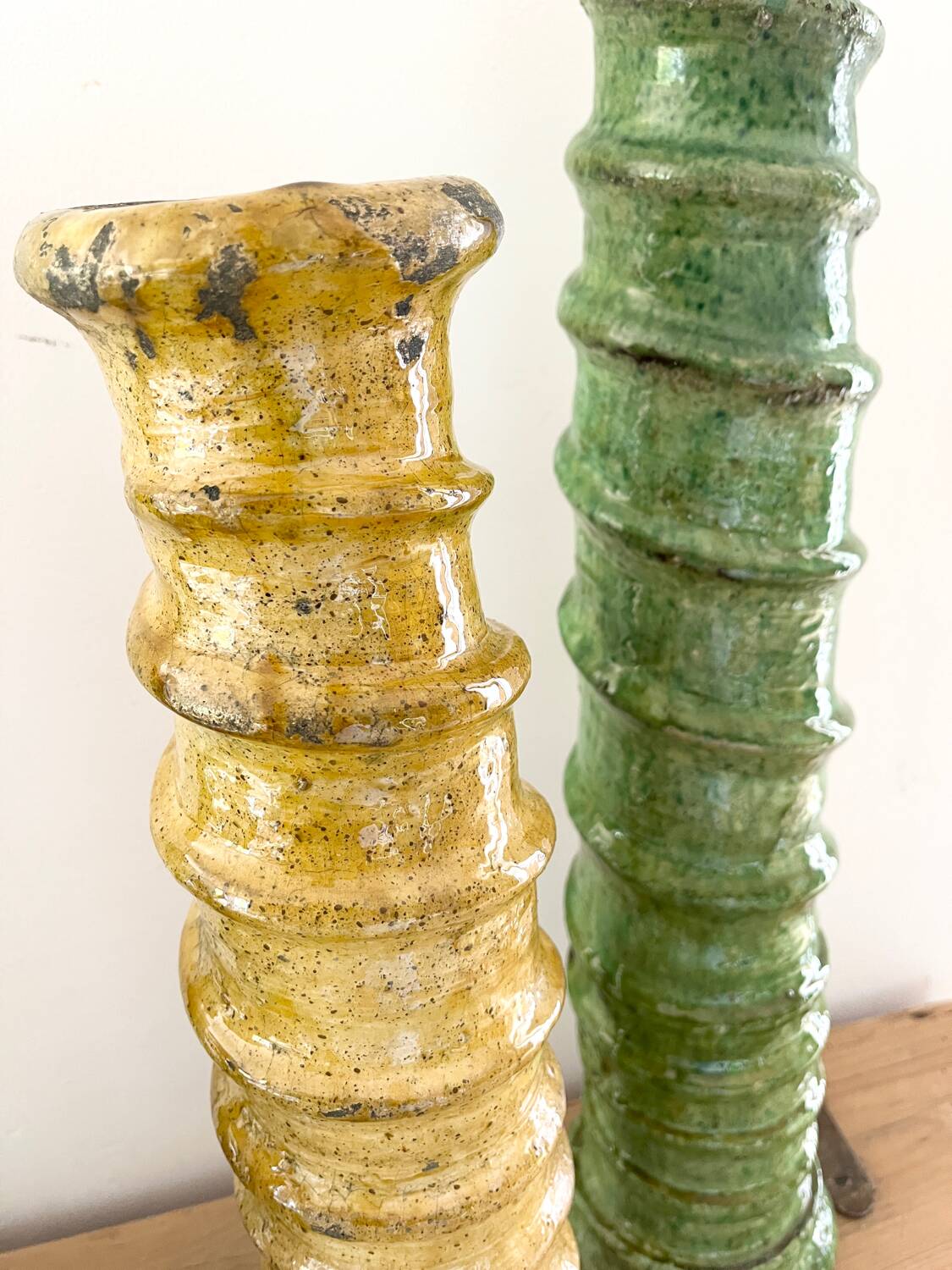 Yellow Tamegroute candle holder