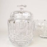 Set of 3 Art Deco crystal pieces Orrefors Simon Gate Sweden
