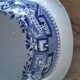 Plat céramique chinoiserie willow pattern boch fes