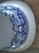 Ceramic dish chinoiserie willow pattern boch fes
