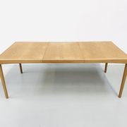 Vintage Danish Extendable Oak Dining Table by H.W. Klein for Bramin, 1960s.