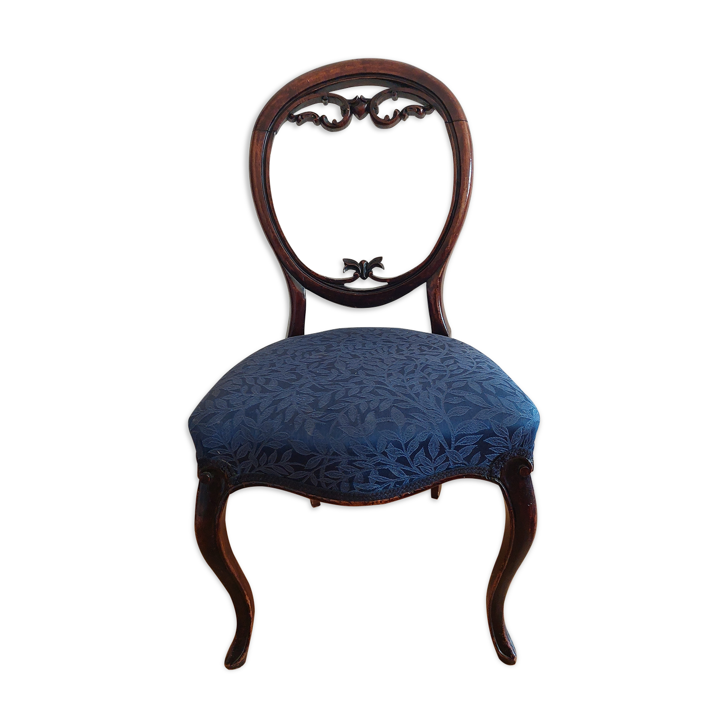 Chaise en acajou époque victorienne
