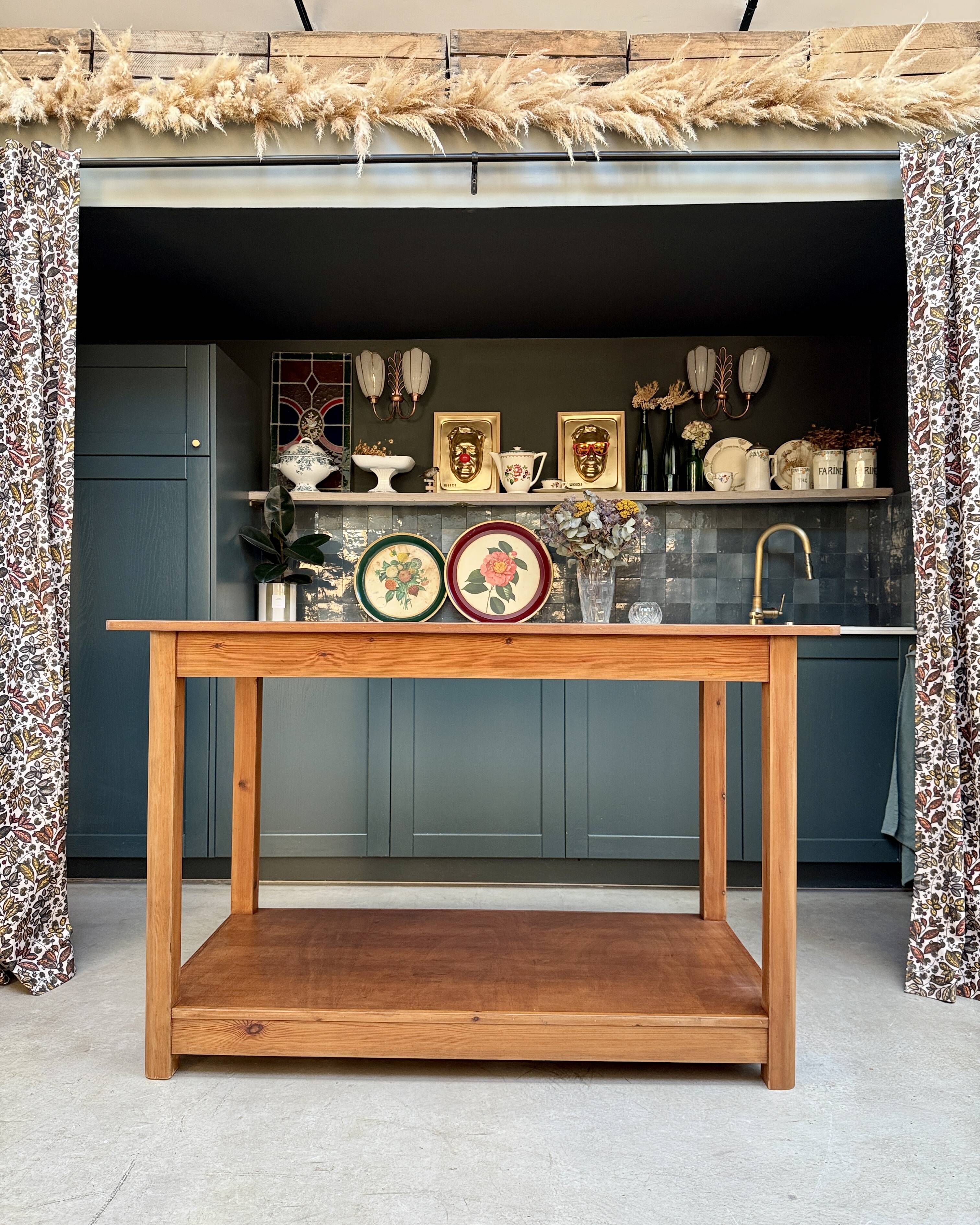 Antique table / island / counter