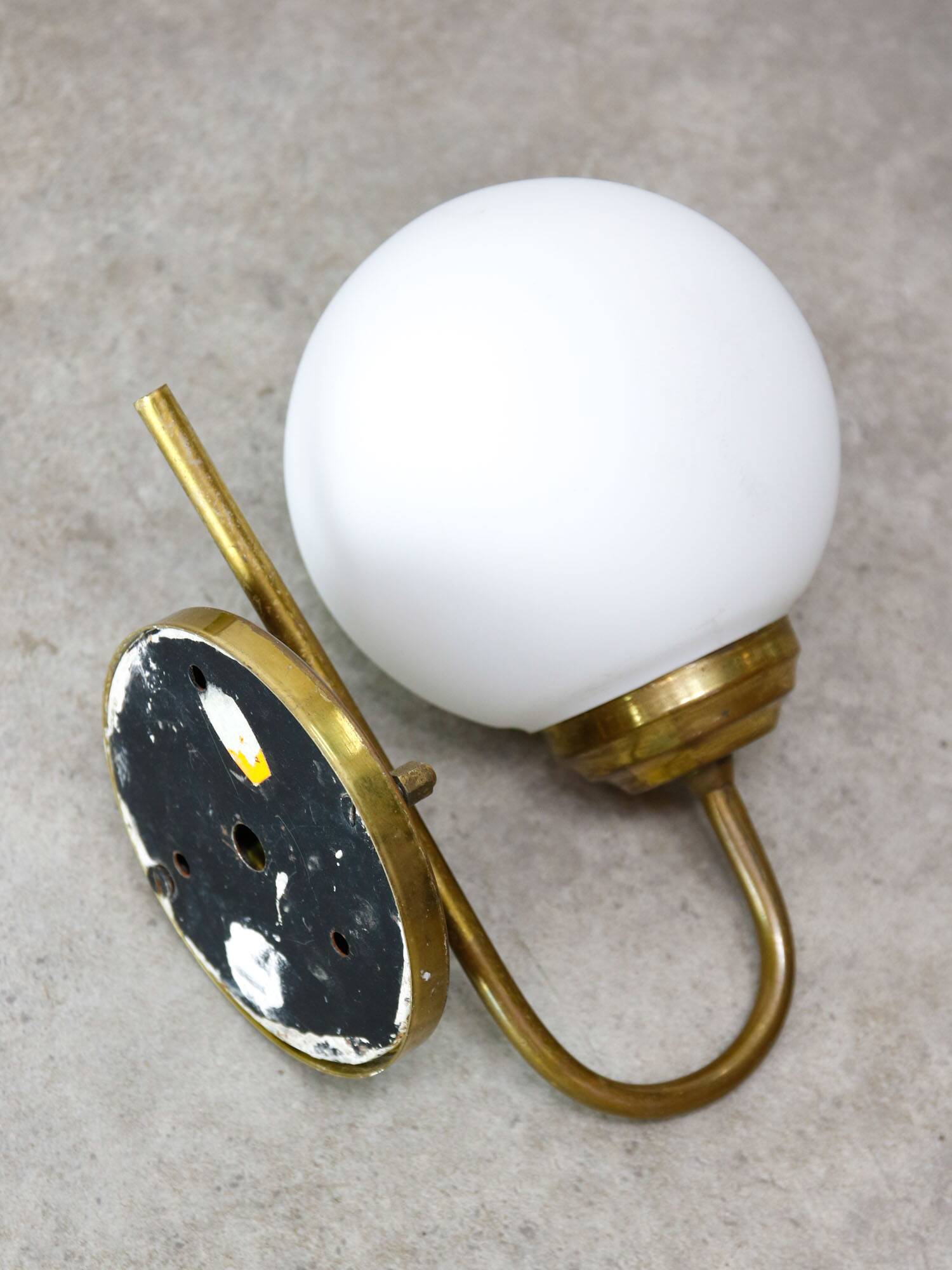 Mid-Century Italian Brass Wall Lamp, 1960s