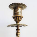 Ancient brass candlestick