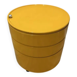 Cabinet cylindrique Space - jaune