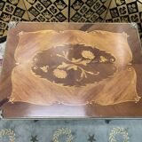 Louis XV style marquetry games table