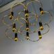 Gaetano Sciolari geometric chandelier, 9 lights, Italy, 1970s