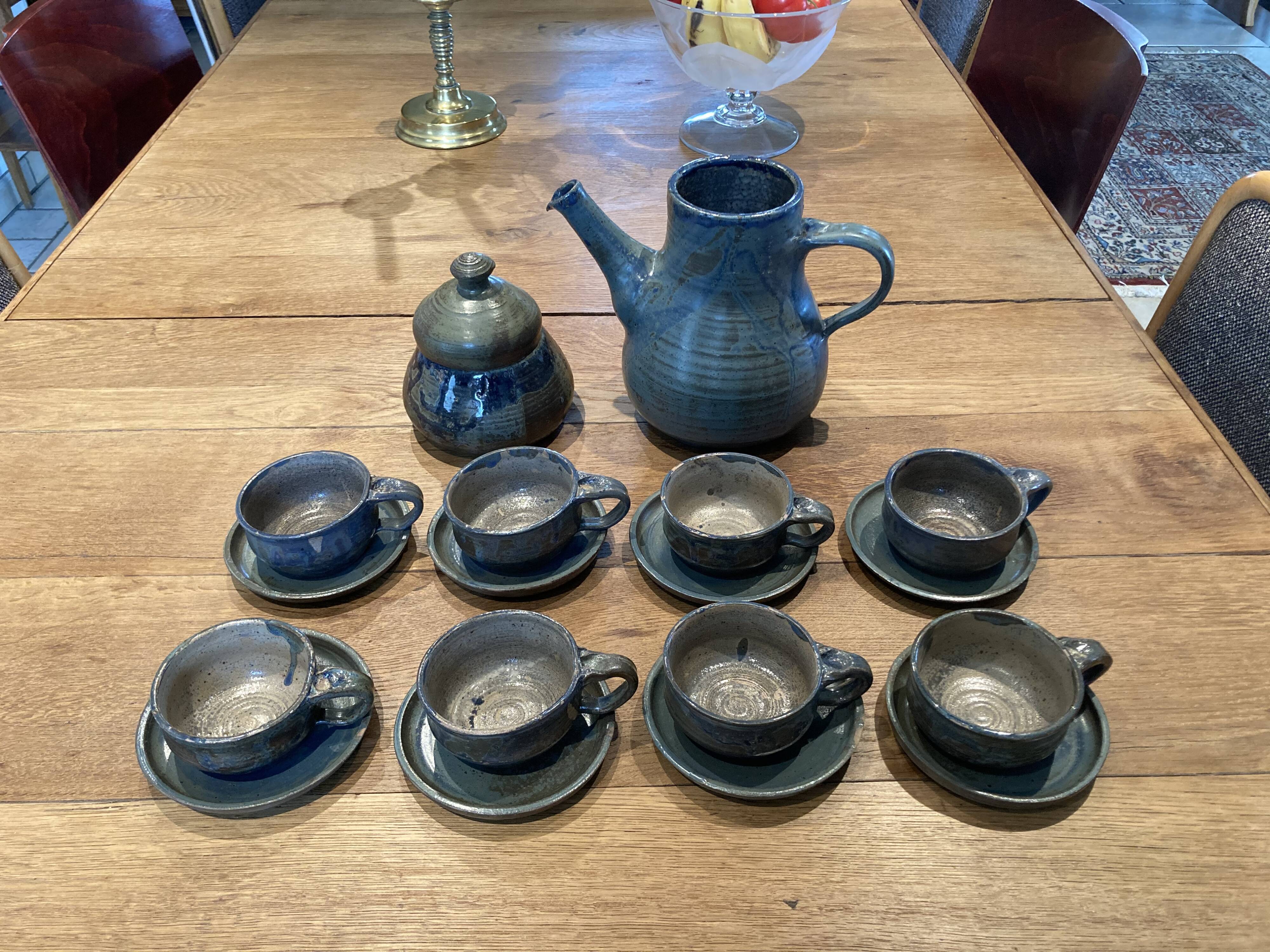 Coffee or tea service in sandstone