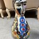 Double ceramic Face Vase