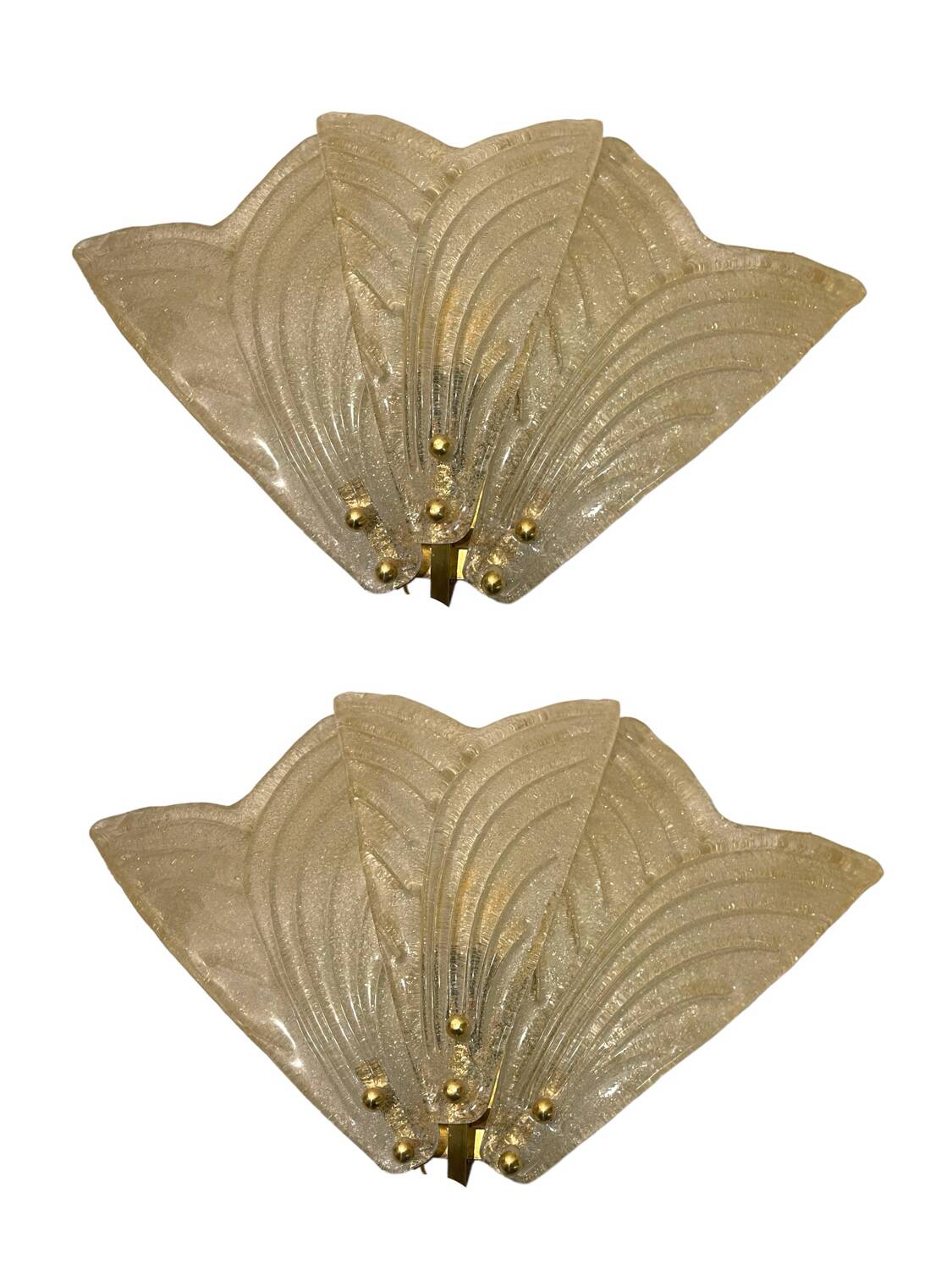 Appliques en Verre de Murano Lot de 2