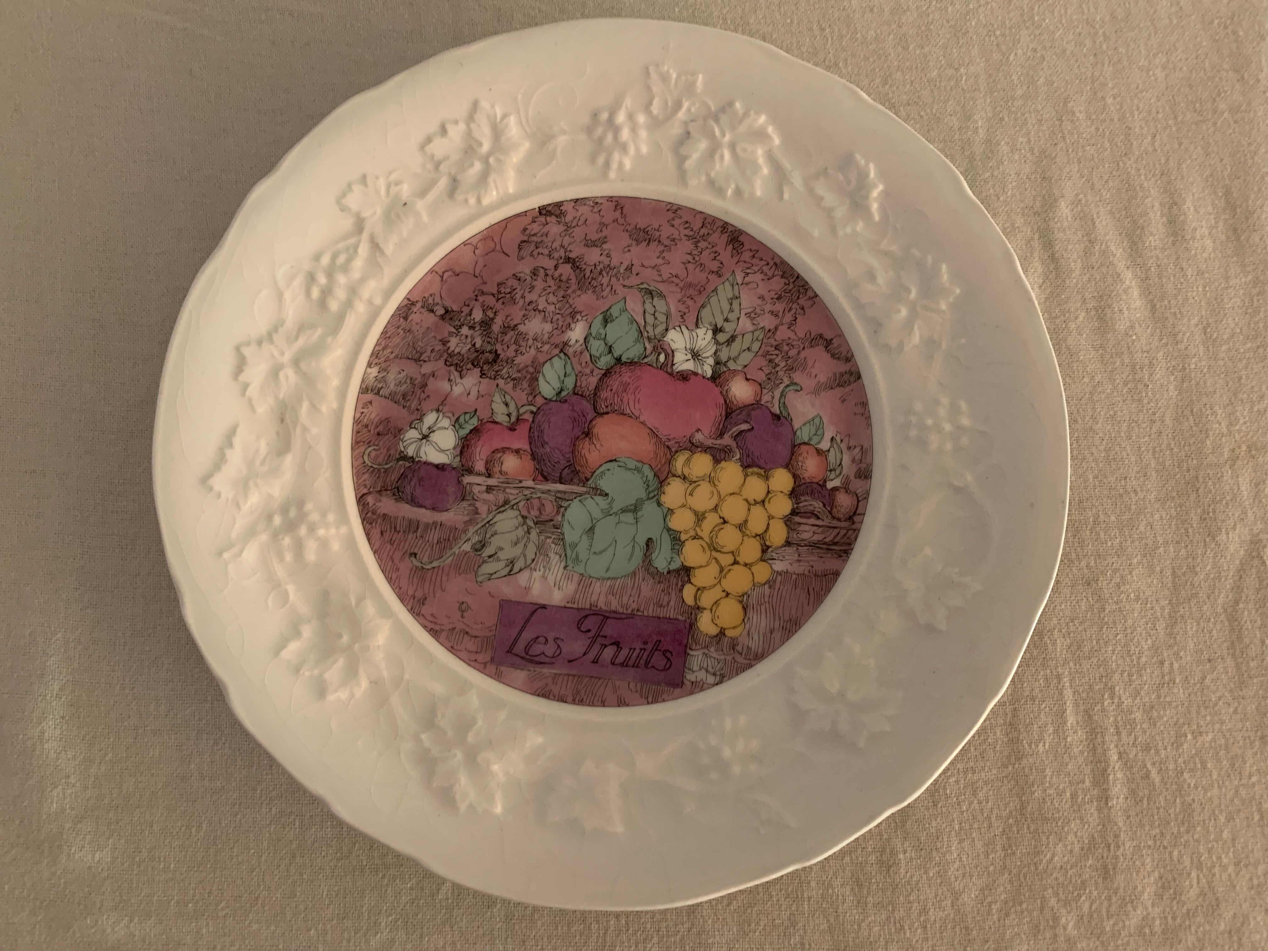 6 gien Marie-Pierre Boitard's Delights dessert plates