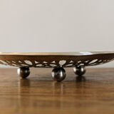 Saint Médard fruit cup, silver metal