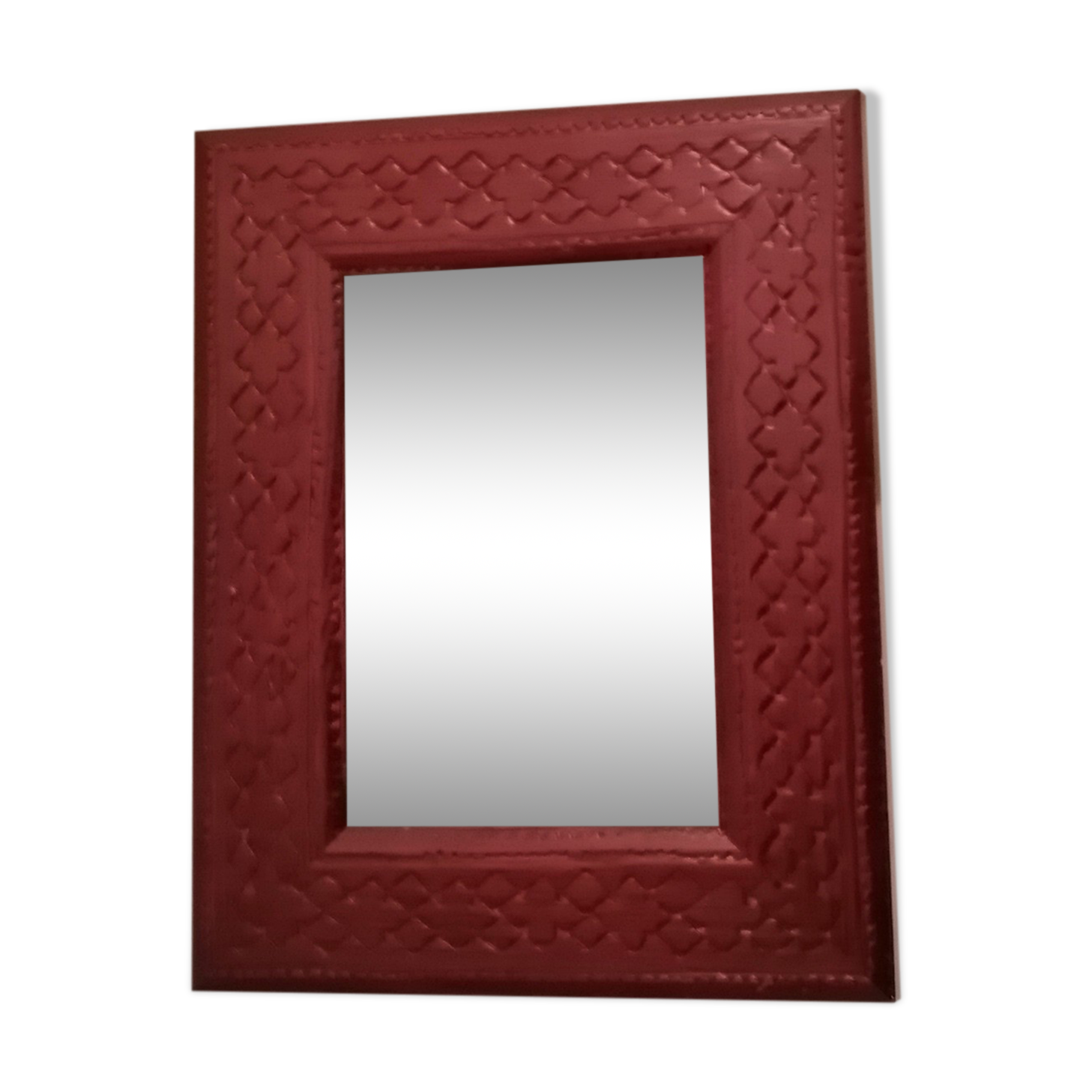 Carved wooden wall frame