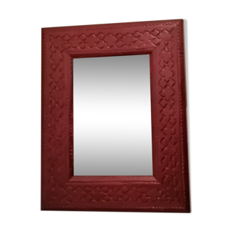 Carved wooden wall frame