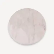 Plateau rond en marbre rose