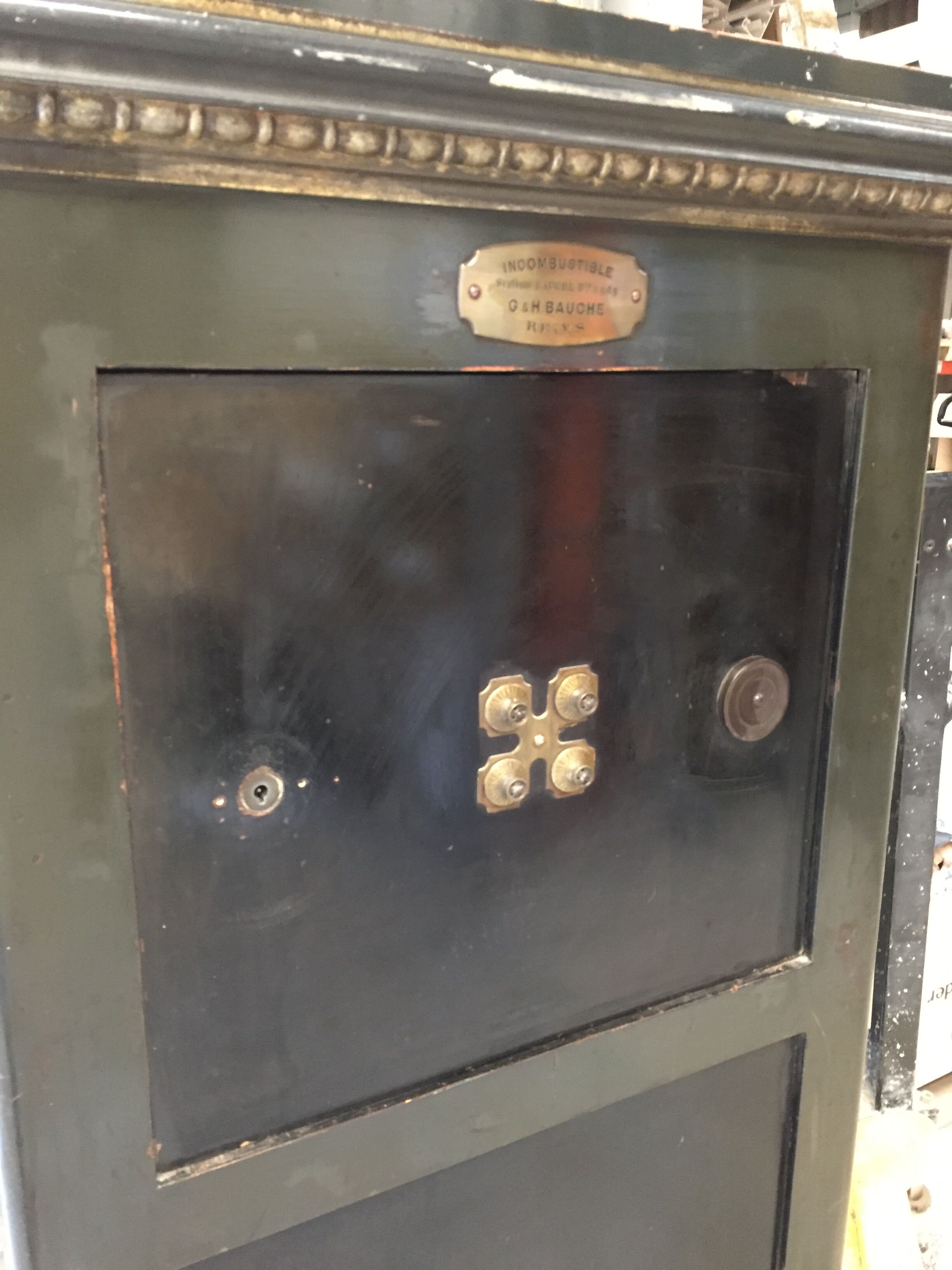 Bauché Art Deco safe