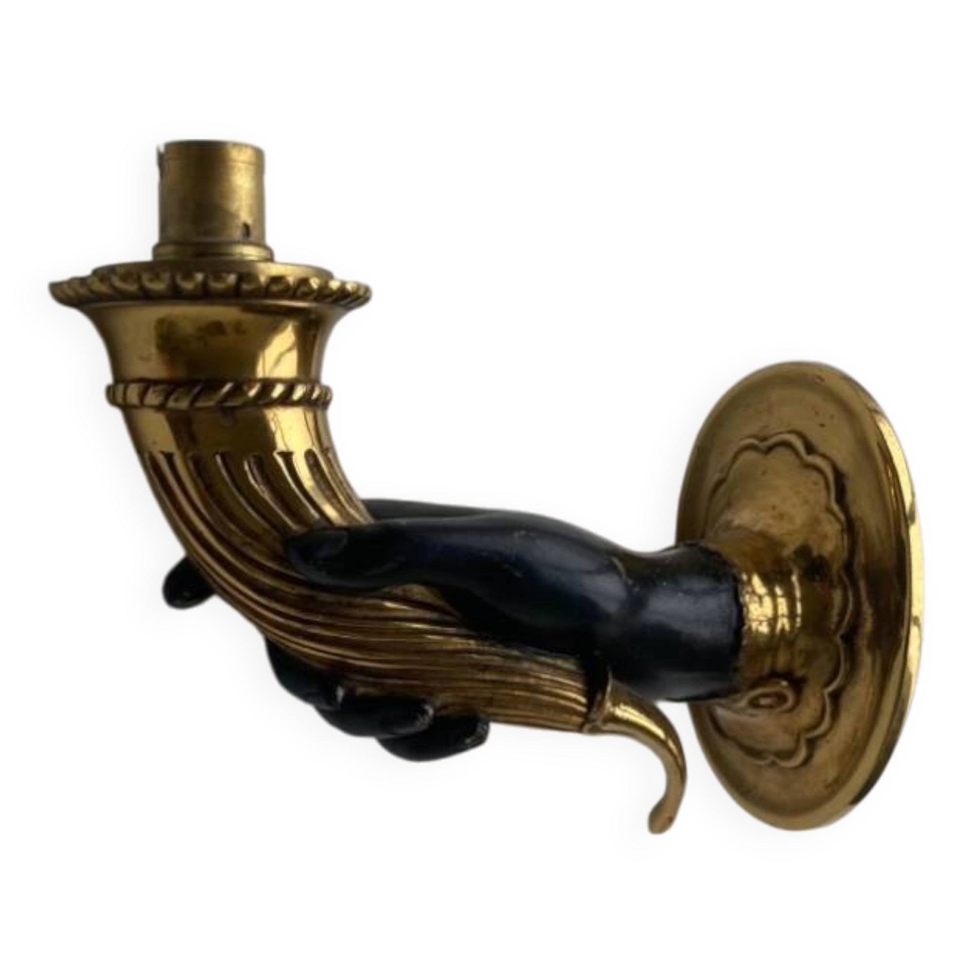 Arbus Main wall light in solid bronze 1940