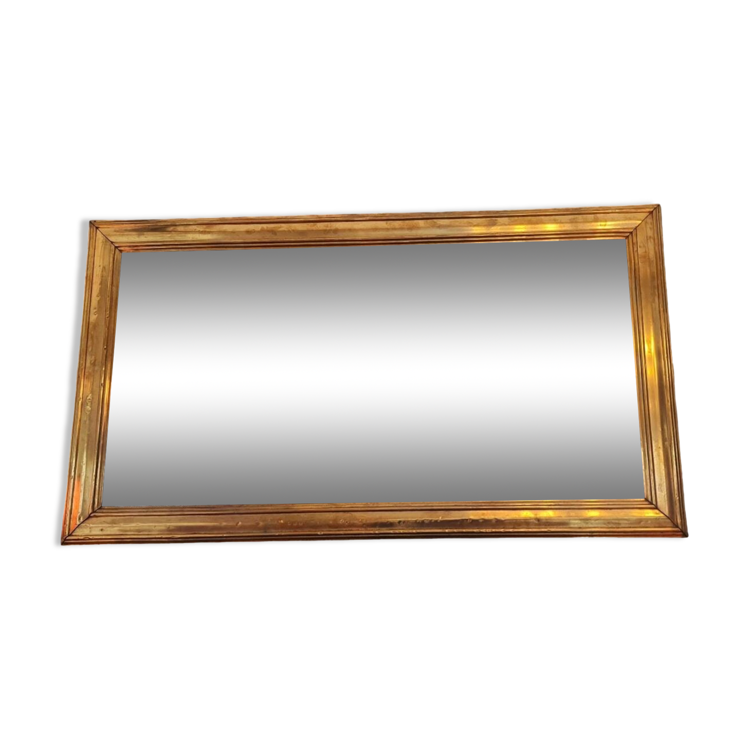 Brass mirror