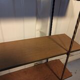 Shelf string iron and wood 3 trays