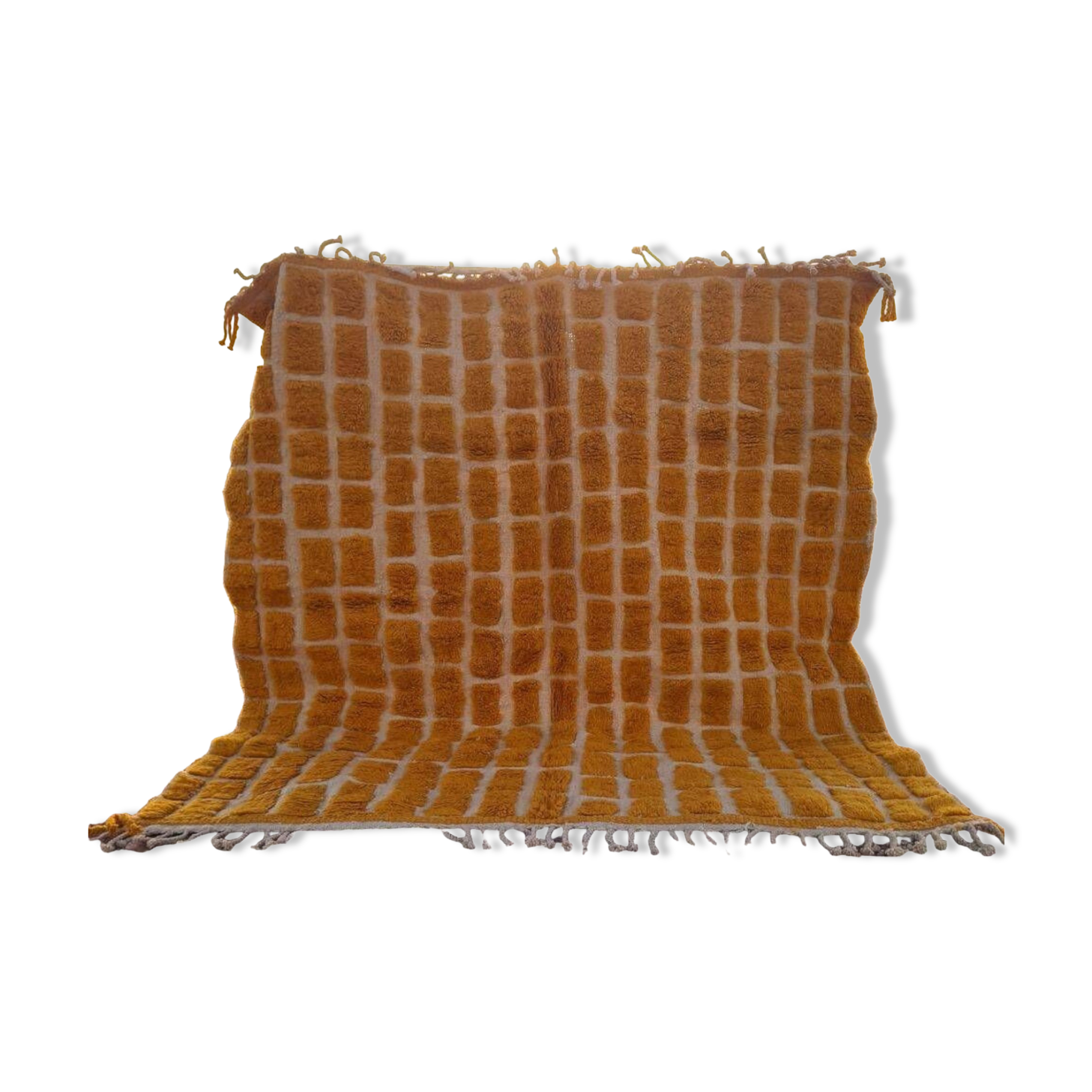 Handmade wool Berber rug 270x230cm