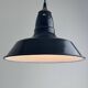 Old enamelled industrial workshop suspension
