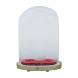 Oval wedding globe in glass 28 cm high