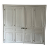 4 old molded doors, Haussmann style