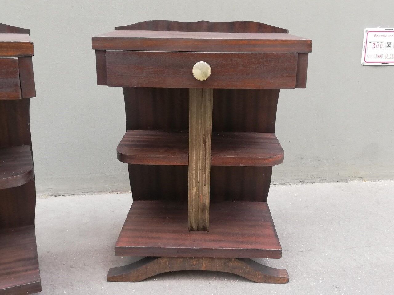 Pair of Art Deco bedside tables 1930s