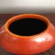 Italian Guido Andloviz big orange ceramic vase, 1940s
