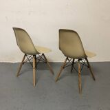 set of two DSW chairs Herman Miller