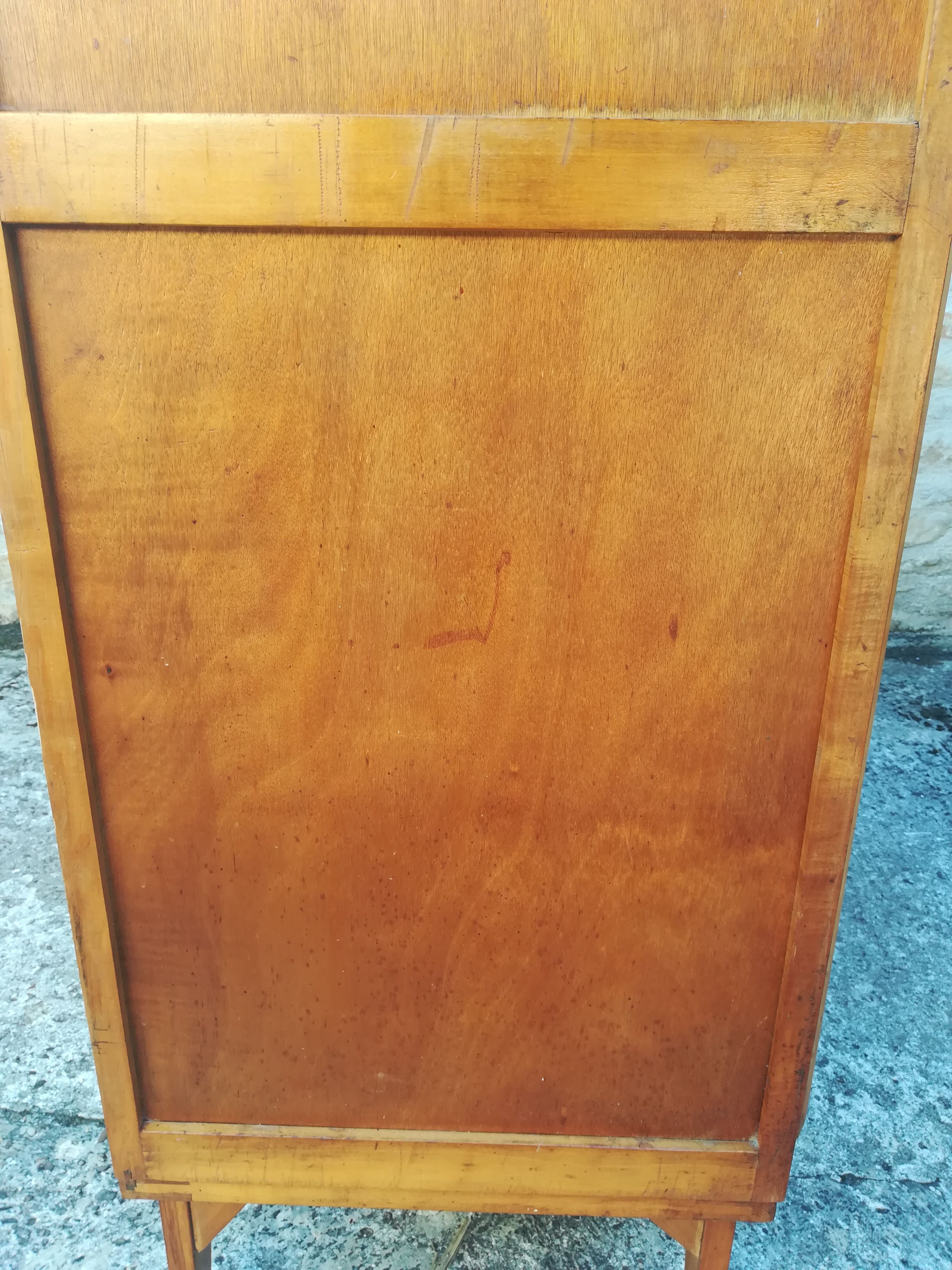 Vintage asymmetrical cabinet