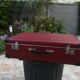 Old cardboard suitcase
