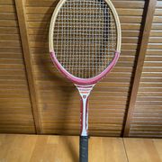 Raquette Tennis Ancienne MS Marco École 2 Bois Sport Vintage