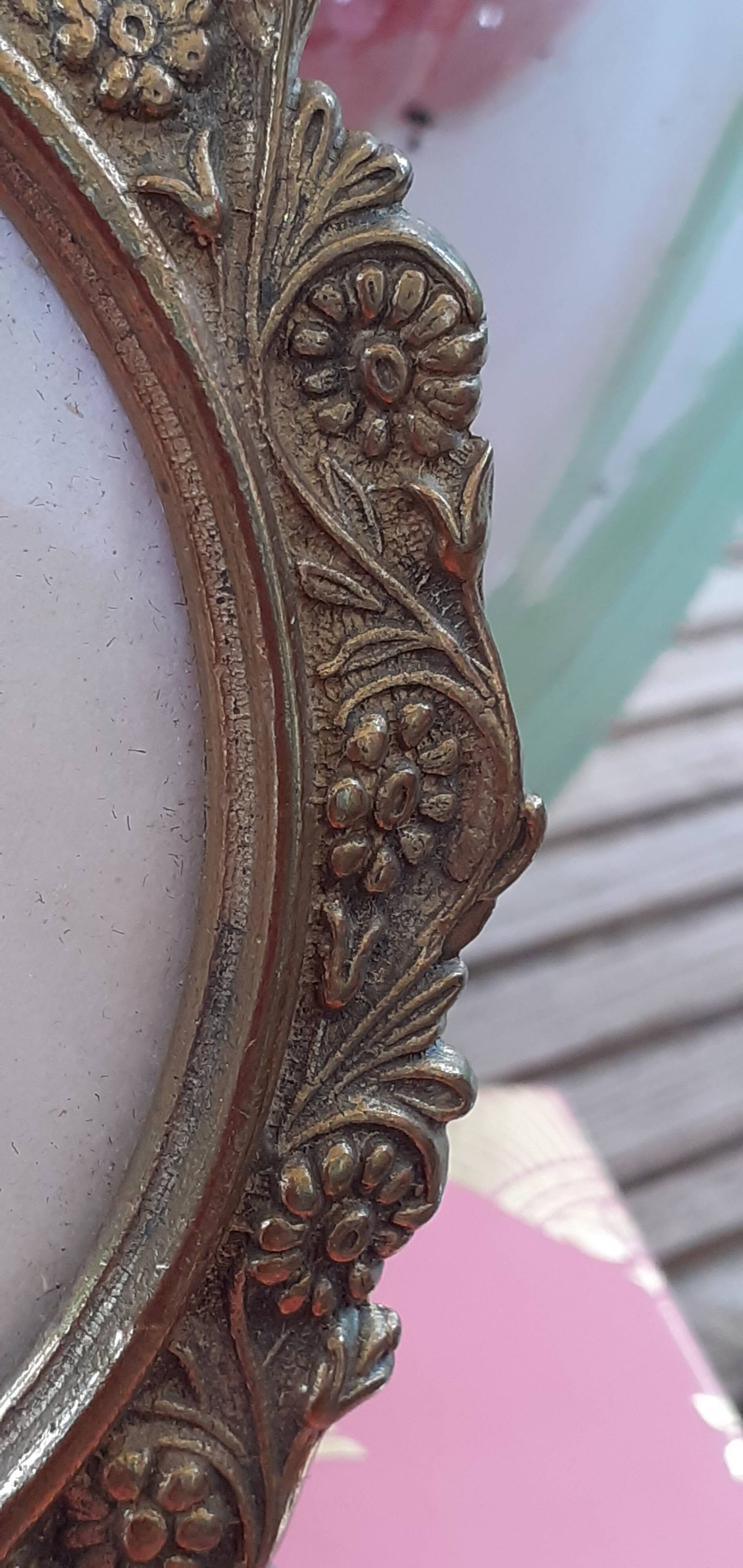 antique bronze frame