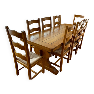 Dining table and chairs