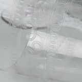 Engraved crystal glasses