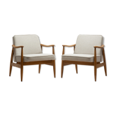 Pair of GFM-87 armchairs from the 1960