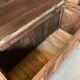 Carved wooden chest