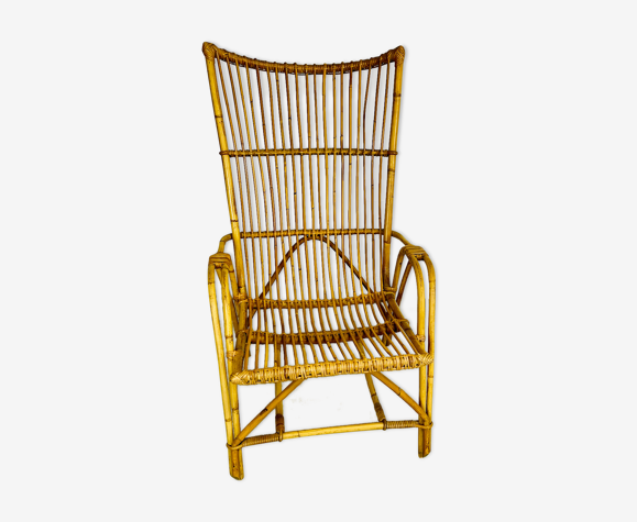 Fauteuil en osier