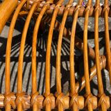 Vintage rattan armchair