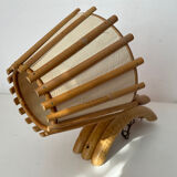 Vintage bamboo wall lamp
