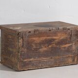 Ancien coffre en bois massif (Année 1830) #34