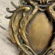 Cadre photo en bronze art nouveau