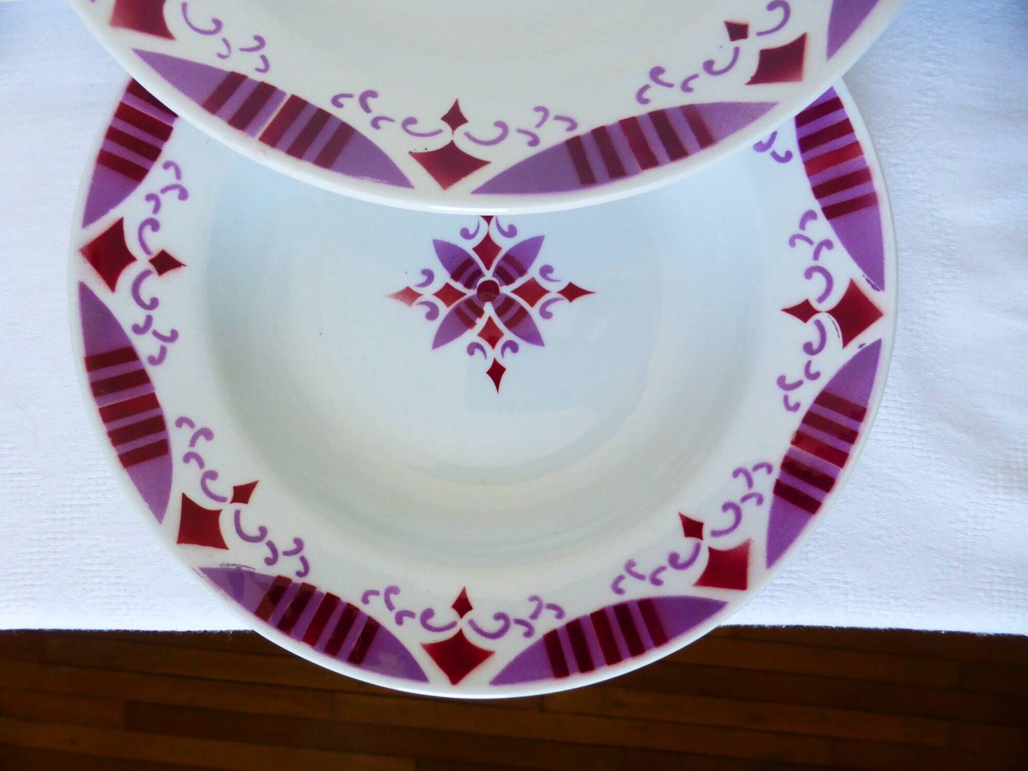 4 deep plates from the Moulin des Loups and Hamage Madeleine 2106203