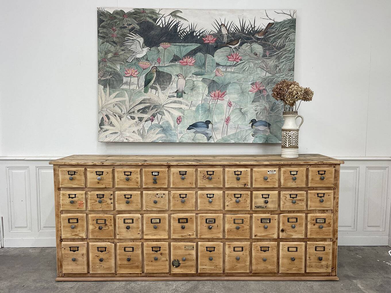 1940s trade furniture with drawers, 1930s