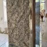 Roche Bobois stone and glass sculpture shelf 1970s