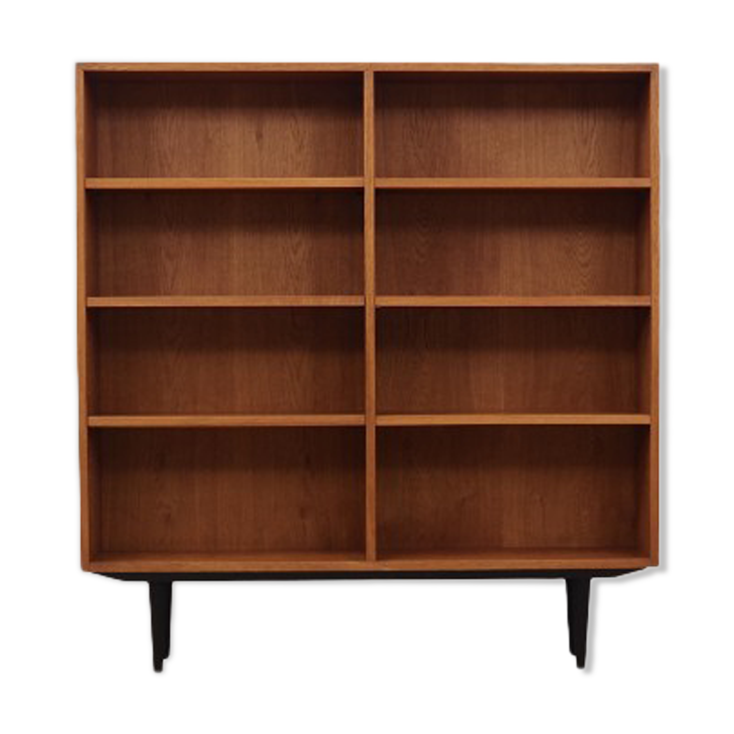 Oak bookcase, 70's, Danish design, production: Denmark