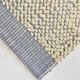 8x10 Blue & Beige Large Vintage Kilim Rug, 250x298Cm