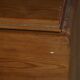Mid-20th century Art Deco chest of drawers in pine with metal handles, 1940s.